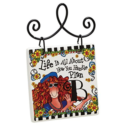 Enesco Suzy Plaque Plan B