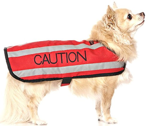 Friendly Dog Collars- Caution Small-Medium Coat