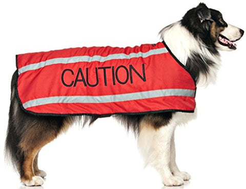 Friendly Dog Collars- Caution Large - X Large Coat