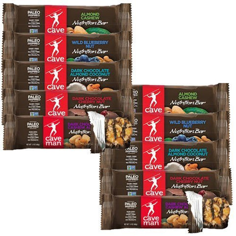 Caveman Primal Performance Nutrition Bars Variety Pack 18 Count