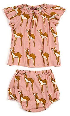 Organic Dress & Bloomer Set, Rose Doe, 6-12M (not in pricelist)