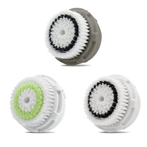1-Pack of Facial Brush Heads Normal Skin, 1-Pack of Facial Brush Heads Acne Prone Skin And 1-Pack of Facial Brush Heads Sensitive Skin