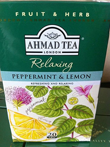 AHMAD PEPPERMINT/LEMON 20BAG