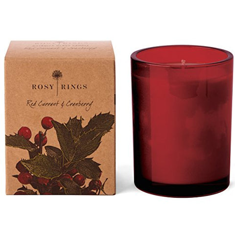 Botanica Glass Candle, Red Currant & Cranberry (Red)