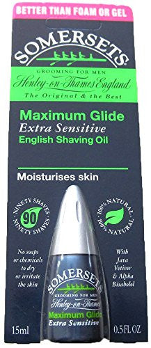 Somersets Sensitive Shave Oil, .5 oz