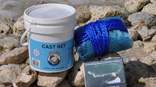 Joy Fish Series Bait 9' radius, 11.25lbs of lead, 0.28mm mono, 3/8" sq mesh