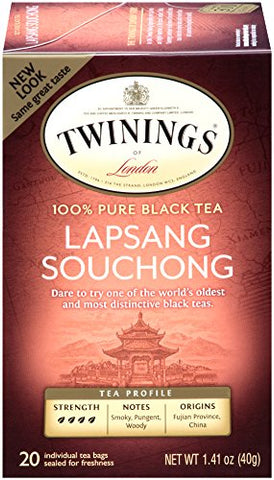 Twinings Of London Lapsang Souchong Boxed Teabags, 20 Count