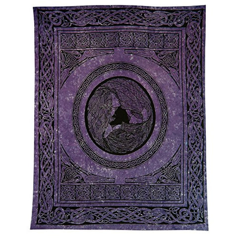 Bedspread, Full, Goddess, Purple