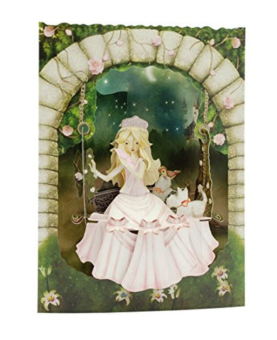 Card, Princess On a Swing