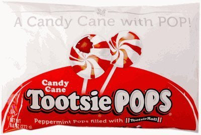 Tootsie Roll Candy Cane Pops 15 ct