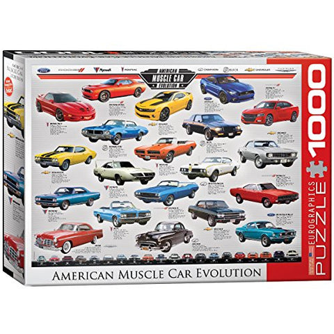 American Muscle Car Evolution 1000 pc