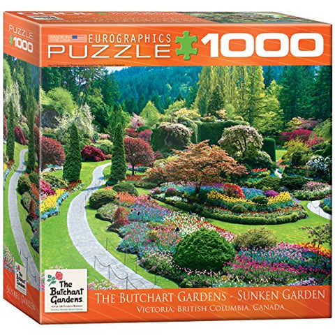 Sunken Garden 1000 pc 10x14 inches Box, Puzzle