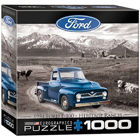 1954 Ford F-100 Heritage Ranch 1000 pc 10x14 inches Box, Puzzle