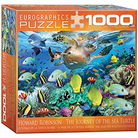The Journey of the Sea Turtle 1000 pc 10x14 inches Box, Puzzle
