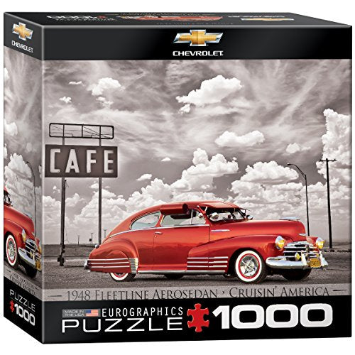 1948 Chevrolet Fleetline Aerosedan 1000 pc 10x14 inches Box, Puzzle