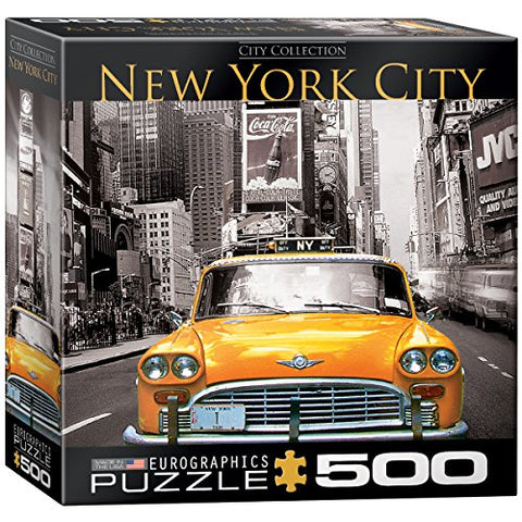 New York City Yellow Cab 500 pc 8x8 inches Box, Puzzle