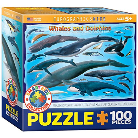 Whales & Dolphins 100 pc