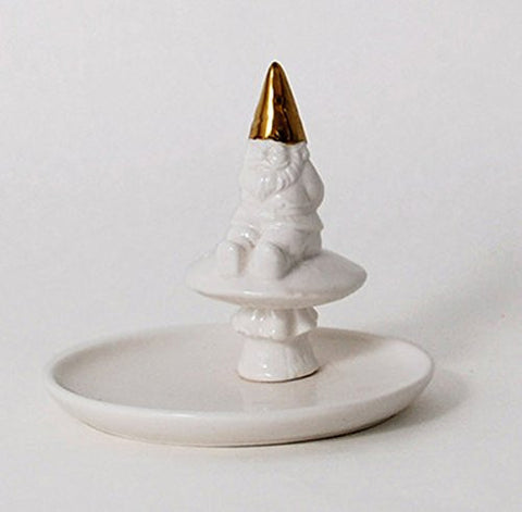The Little Helpers Gnome Ring Holder Dish