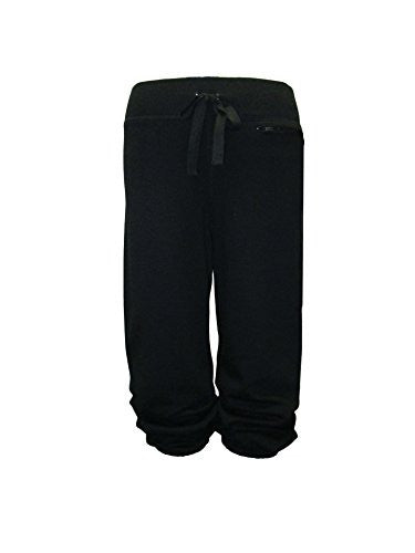 Kickoff Fleece Capri - Black, X-Large