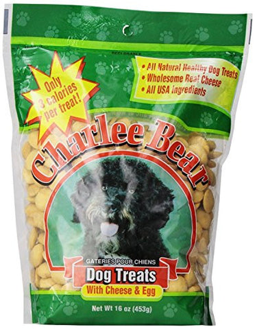 Charlee Bear® Dog Treats Cheese & Egg Flavored -16 oz. Pouch