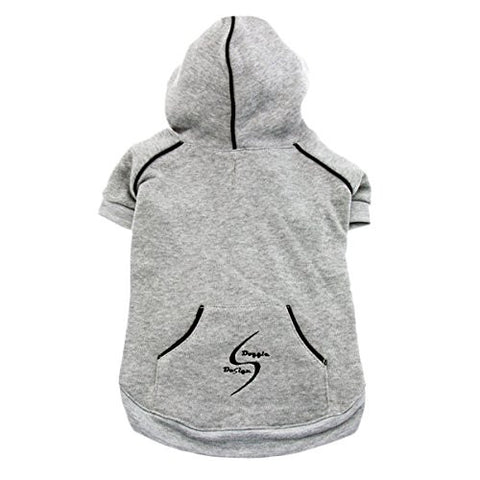 Doggie Design Sport Hoodie - Glacier Gray Medium