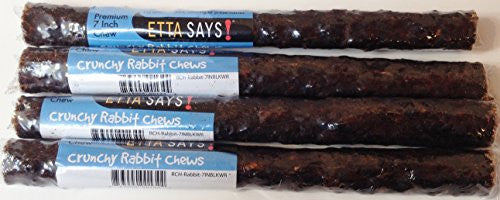 Etta Says! 7" Crunchy Chews Individually Banded - Rabbit