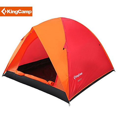 Family 3 Tent,Red