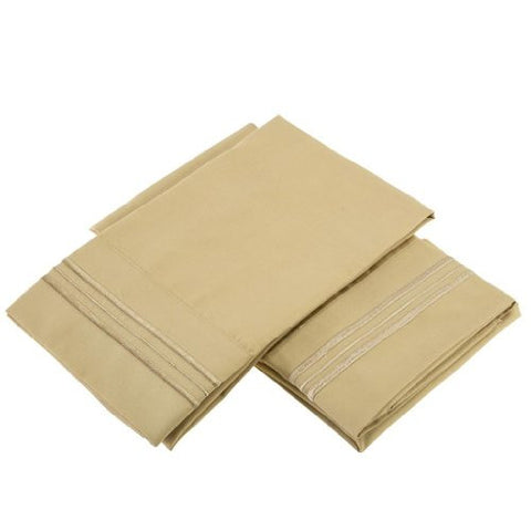 Pillow Cases for 1800 Collection, Gold Standard