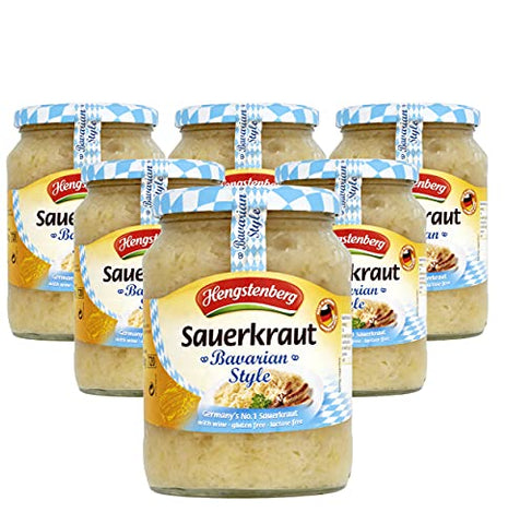 Hengstenberg Bavarian Wine Sauerkraut in Jar, 24 oz
