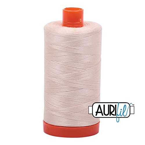 Aurifil- 50wt Cotton 1,422yd, Light Sand