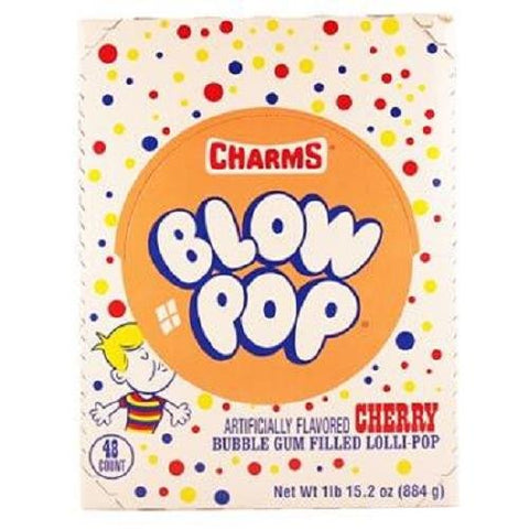 Charms Cherry Blow Pops 48 Count