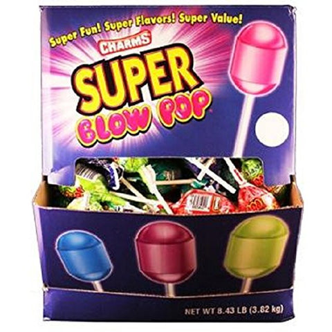 CHARMS, BLOW POPS SUPER ASSORTED