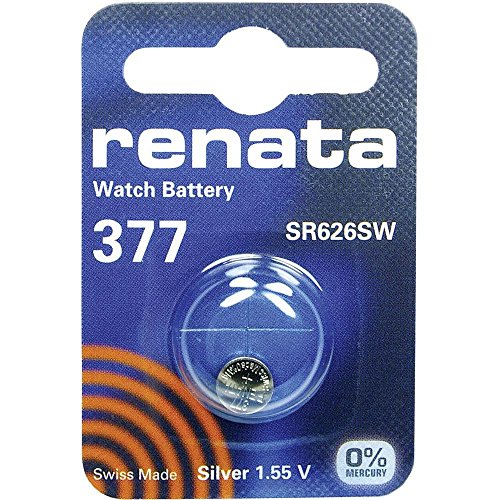 Renata Swiss Made Watch Battery - 377, 6.8 x 2.6 mm – Capital