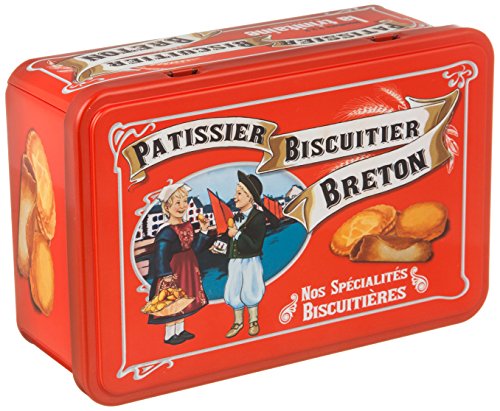 La Trinitaine Assorted Butter Cookies in a Tin,10.6oz.