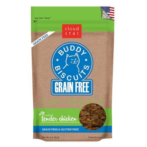 Cloud Star® Grain Free Buddy Biscuits for Cats - Chicken
