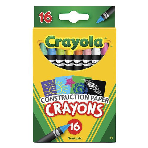 16 ct. Construction Paper Crayons
