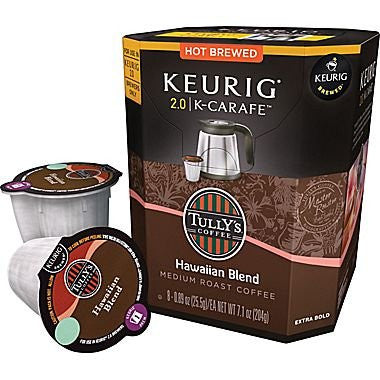 Tully's: Hawaiian Blend, 2.0 K-Carafe - 8-Count K-Cup