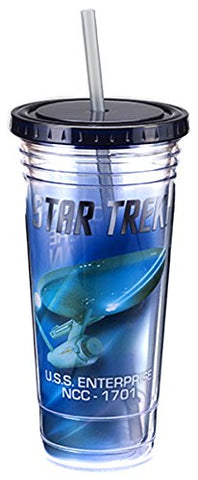 Star Trek 24 oz. Acrylic Travel Cup, 4 x 4 x 10"