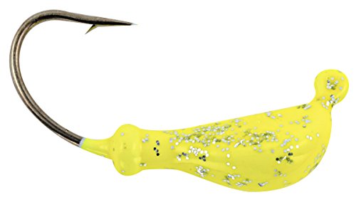 Hurricane Banana Jigheads, 1/2 OZ, Chartreuse - 5 pack