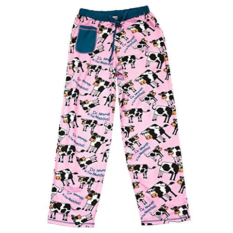 Lazy One I'm Mooody In The Morning - 082, Women's PJ Pant, L