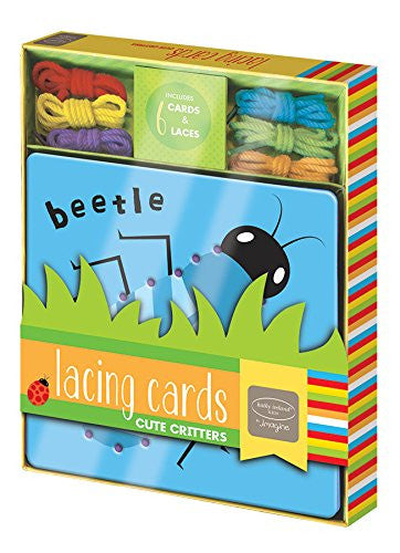 Bendon Publishing Kathy Ireland Lacing Cards: Cute Critters