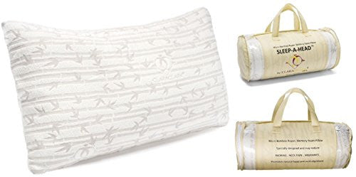 Bamboo Memory Form Gel Pillow Queen