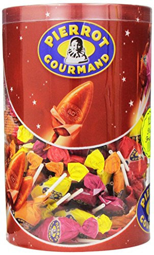 French Candy Lollipop Fruits Pierrot Gourmand 0.5 oz