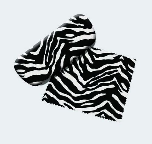 Zebra Print Eyesglass Case