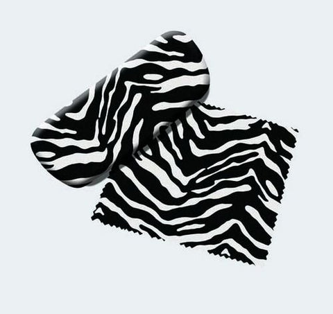 Zebra Print Eyesglass Case