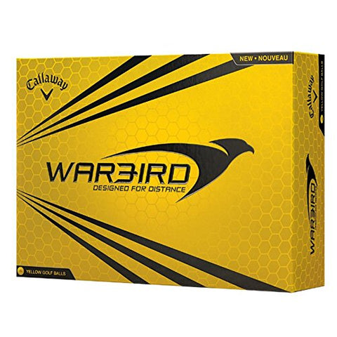 Callaway Hex Warbird - Yellow - 12 Pack Golf Balls