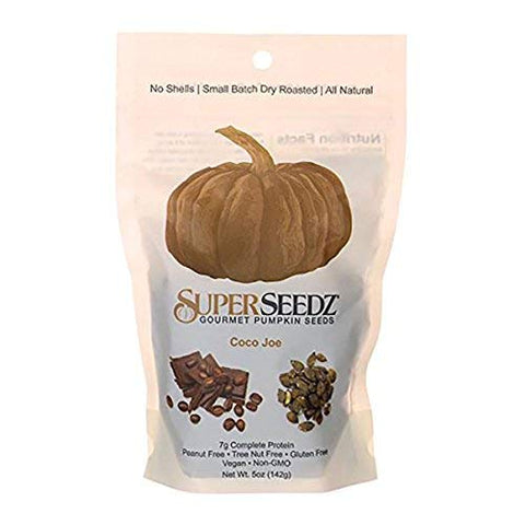 Super Seedz Pumpkin Seeds Coco Joe 6 Ounces Pack of 6