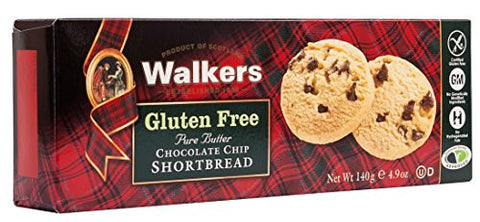 Walkers Gluten Free Chocolate Chip Shortbread (4.9oz)