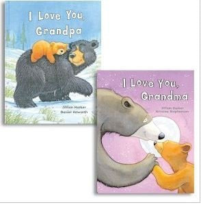 10 1/4 INCH PICTURE BOOKS - ...I LOVE YOU GRANDMA and 10 1/4 INCH PICTURE BOOKS - ...I LOVE YOU GRANDPA