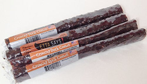 7" Crunchy Chews Individually Banded - Duck
